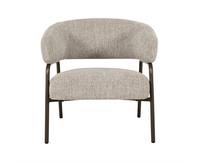 Fauteuil Fabrice - taupe | Eleonora