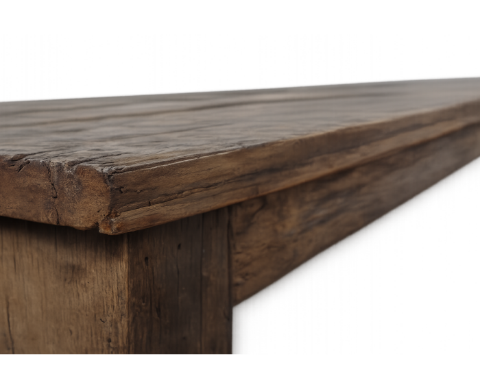 Eettafel Brent Rechthoek gerecycled hout 160x100x76 cm - Naturel