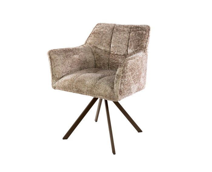 Armstoel Raster draaibaar VPE2 - Alura zand - brons