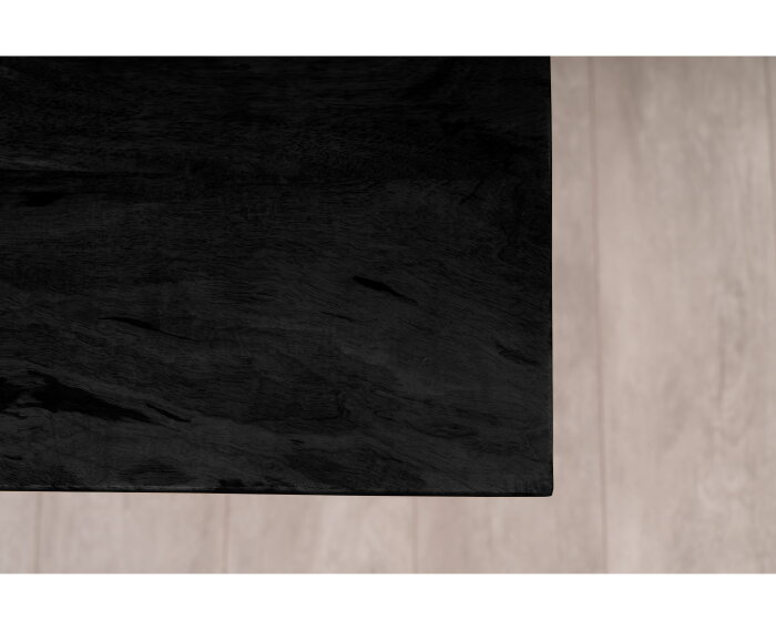 Eettafel Florence rechthoek facetrand 220x100 cm Glad - Zwart