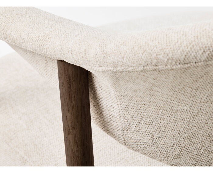 Eetkamerstoel Elk eiken bruin - Beige