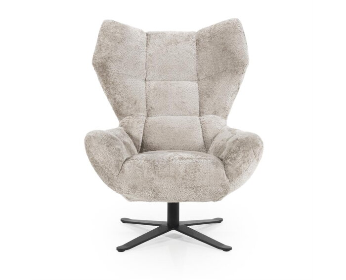 Fauteuil Paulina draaibaar – Luxe designstoel - Taupe | SEVN
