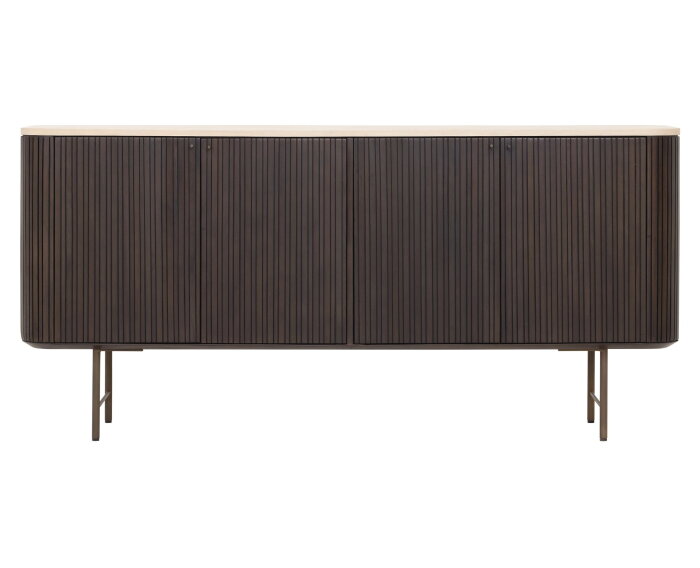 Dresser Maroon, 4 doors,85x180x45 cm, mahogany + mortex