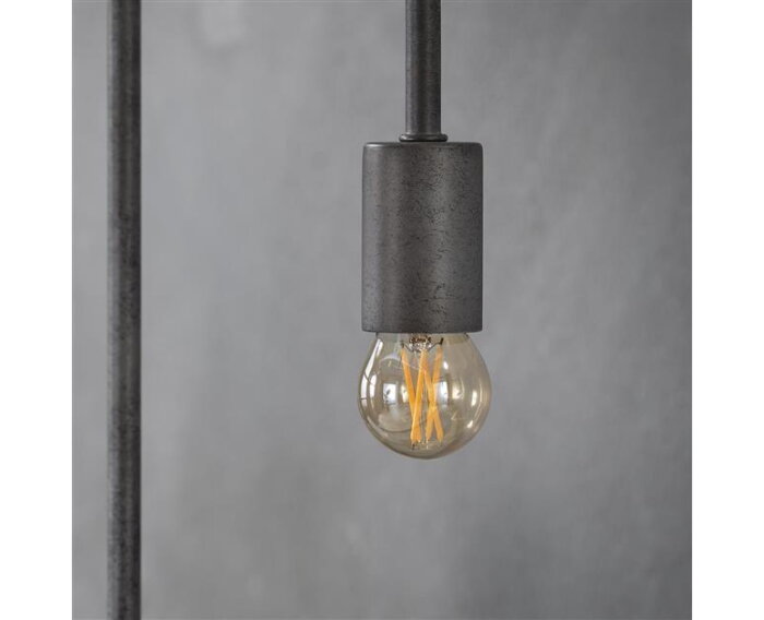 Lichtbron LED [G45] filament bol Ø4,5 - Amberkleurig glas