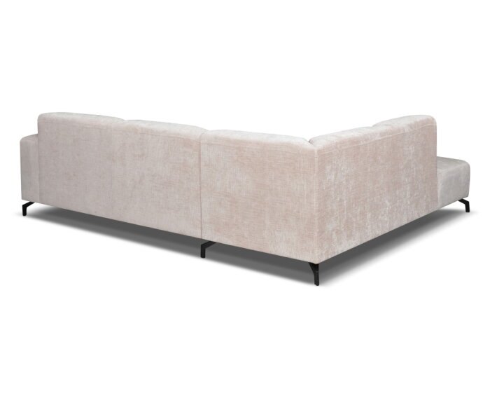 Hoekbank Milena Beige - Astra 3 &ndash; Ottomane links &ndash; 274x210 cm