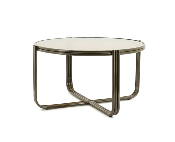 Coffee table Groovy 63x63cm - bruin | BY-BOO
