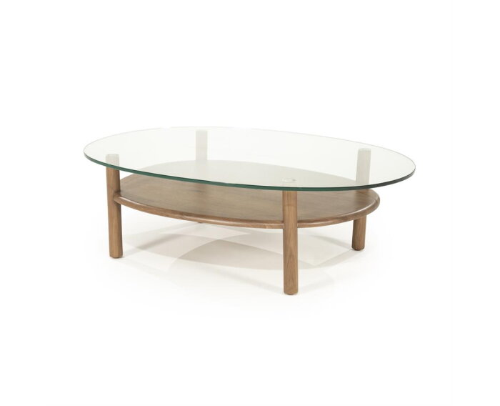 Salontafel Cleo 101.5x73cm - lichtbruin | Eleonora