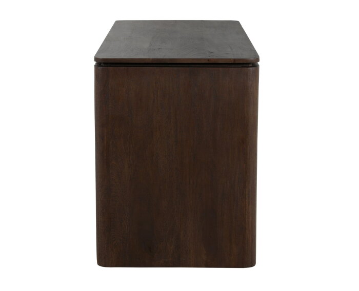 Bureau Dallas Bruin Mangohout 130 cm