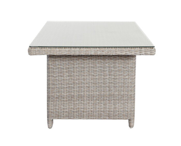 BOLZANO COLUMN TABLE 145X84X66 CM  -  ALU LIGHT GREY