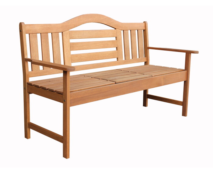 Tuinbank Nevada met verstelbaar tafeltje 150 cm - Naturel