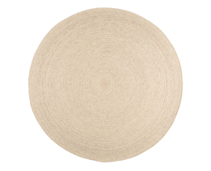 by fonQ Dots Vloerkleed - Beige - Rond - &Oslash; 200 cm