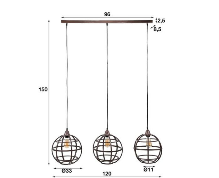 Hanglamp Globe kopen? | Meubelplaats.nl