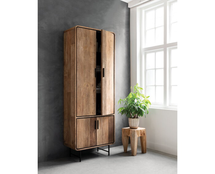 DTP home Evo bergkast teakhout