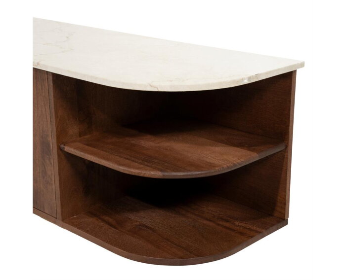 TV meubel Vigo 200x38cm - bruin | Eleonora
