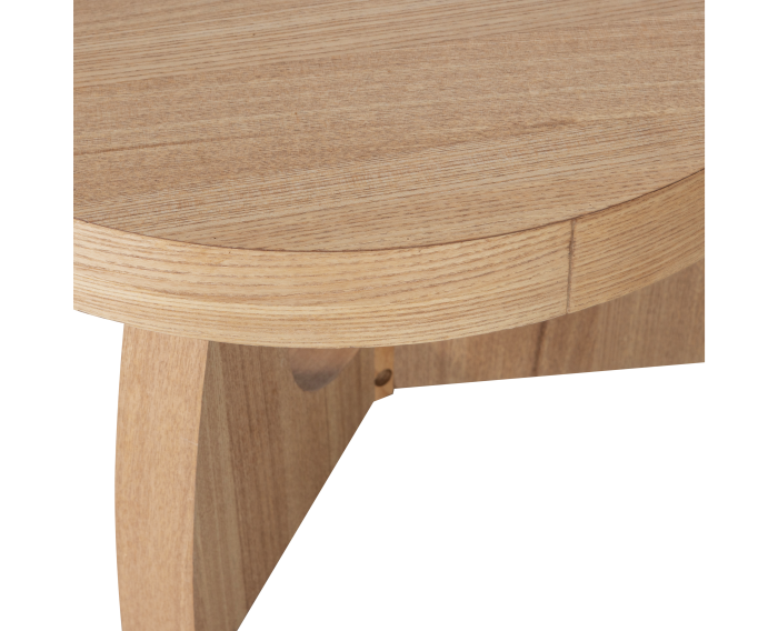 TALA BIJZETTAFEL MDF FINEER NATUREL 35xO55CM - WOOOD