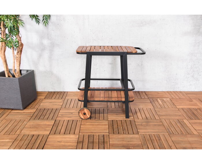 Dexter tea trolley Acacia