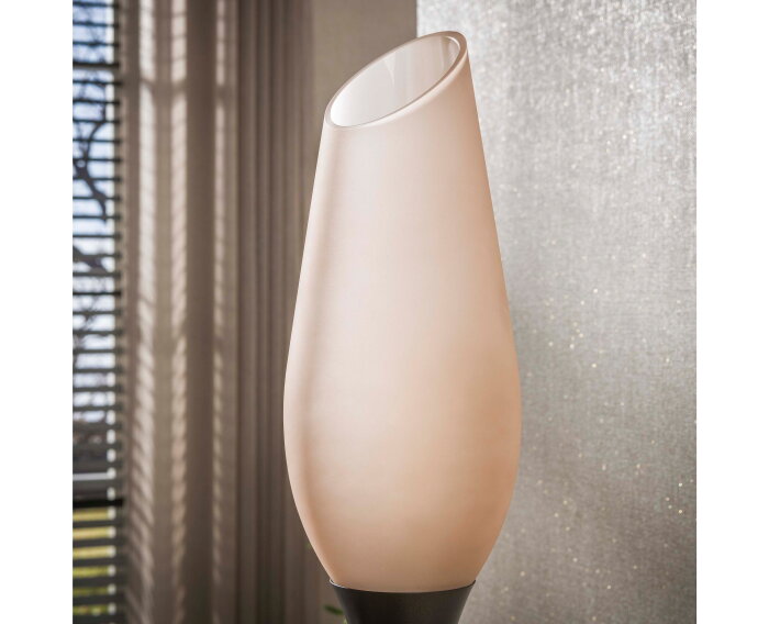 Vloerlamp Cocoon 3L - Sienna bruin-frosted