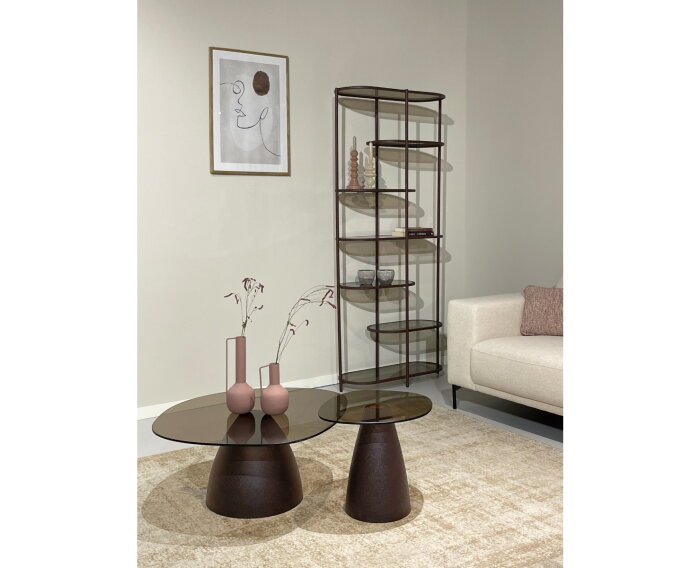 Salontafel Brix Mylon Burgundy 50 cm