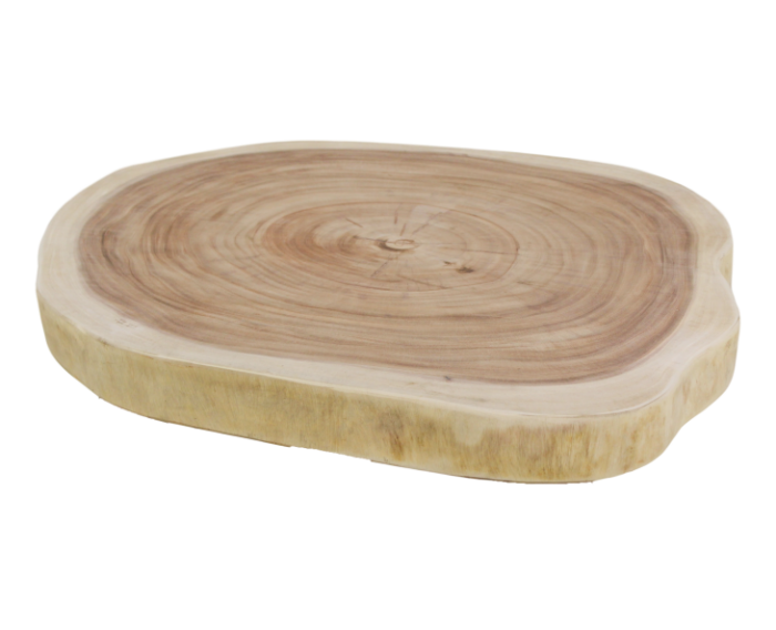 Ovaal tafelblad - 120x80x8 - Naturel - Munggur