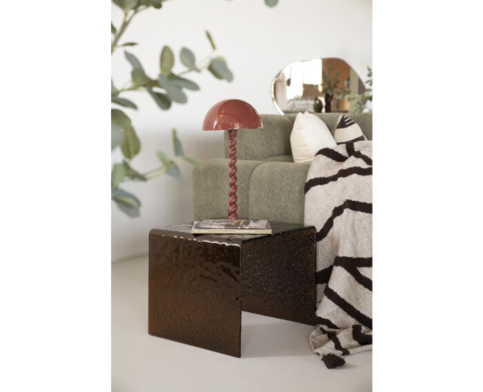 Side table Ripple 50x45cm - bruin | BY-BOO