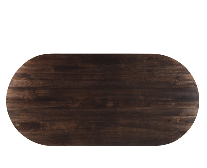 Eettafel Salvator ovaal 200 cm - Walnut | Livingfurn
