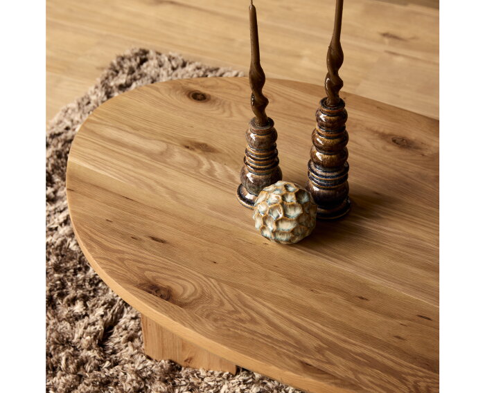 Salontafel Zillah | 130 cm | Naturel Eiken