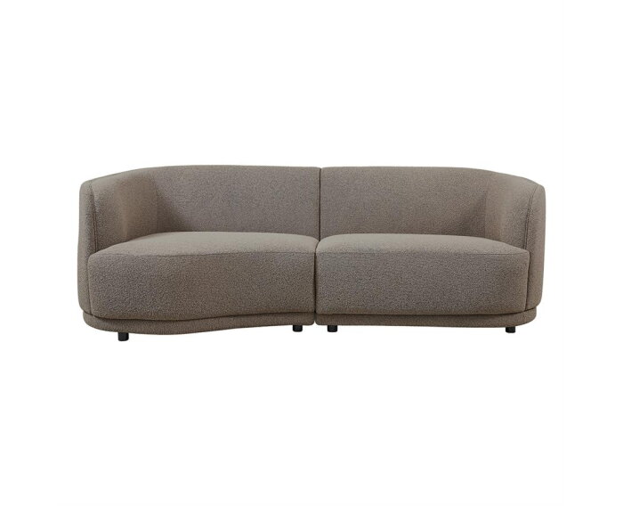Leicester Sofa 240 round left - Copenhagen 903 Taupe