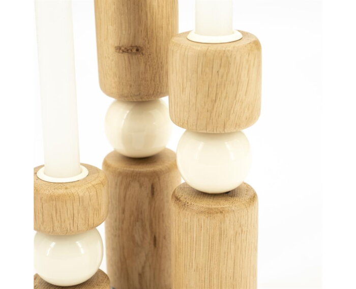 Candle holder Belloa - beige | BY-BOO