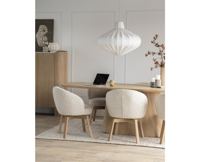 Eettafel Nola 200x110cm - naturel | Eleonora