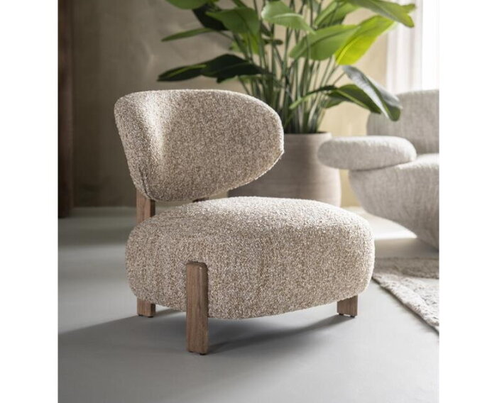 Fauteuil Reza bruin - bay | Eleonora