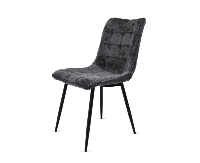 Combideal Leonardo: ronde eettafel Mangohout 120 cm met 4 Leonardo eetkamerstoelen - Stof perfect harmony - Petrol