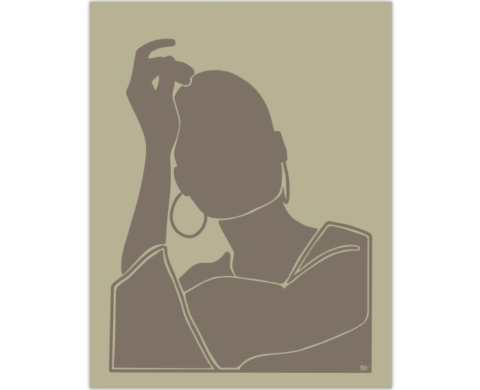 Lindsay Poster 45,5x65,5cm - WOOOD Exclusive