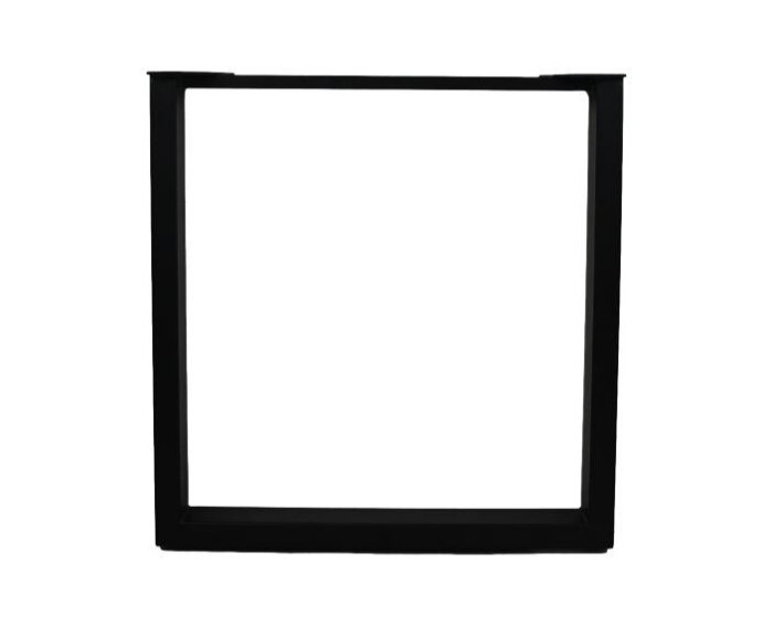 Tafelpoten - U-model - 70x8x72 - Zwart - Metaal - Set van 2