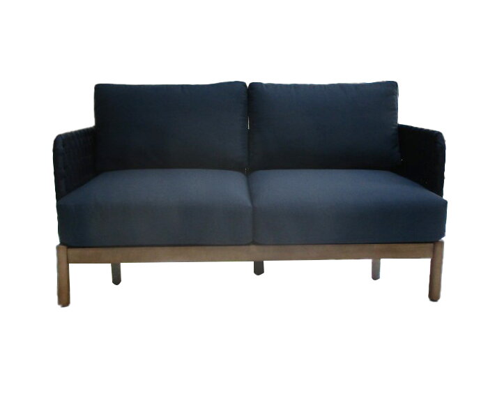 KOLBE 2 SEATER SOFA (000314)  -  STEEL NAVY BLUE