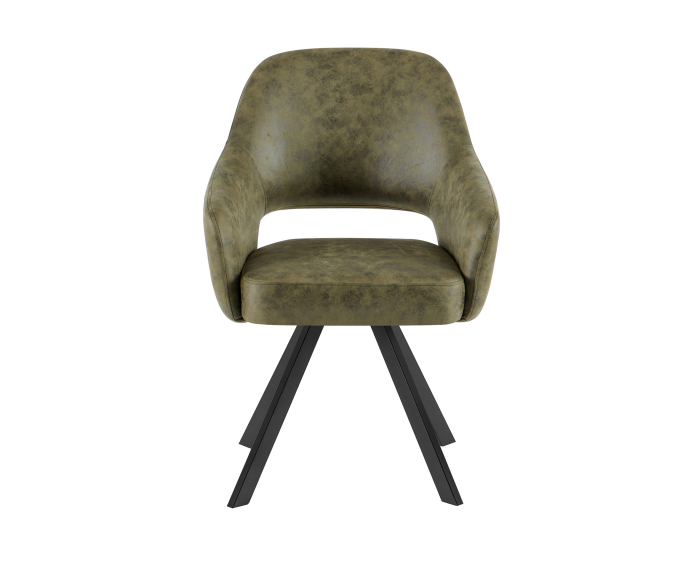 Eetkamerstoel Emilie CEP 04 Army Green ZITTING