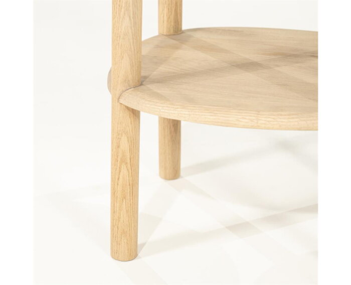 Bijzettafel Cleo 50x45cm - naturel | Eleonora