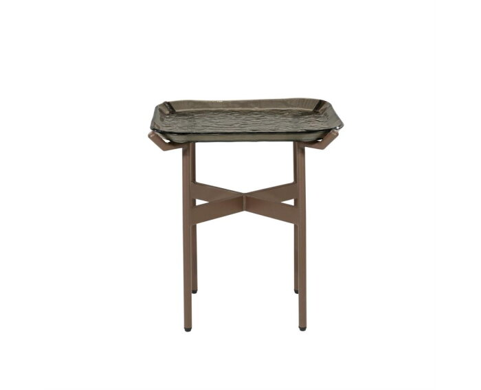 Side table Liri 43.5x43.5cm - bruin | BY-BOO