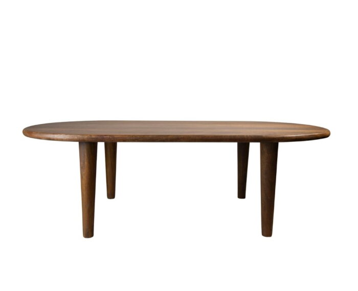 Salontafel Tide ovaal acacia 130x70x45 - Bruin