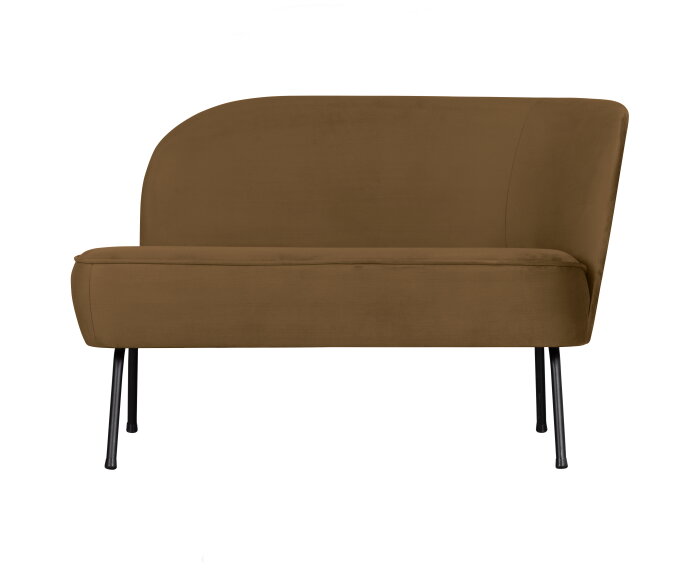 Vogue Lounge Fauteuil Rechts Fluweel Honing Geel - BePureHome
