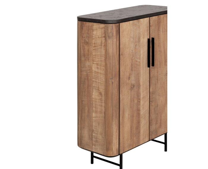 DTP home Soho bergkast laag teakhout 90x40x130 cm