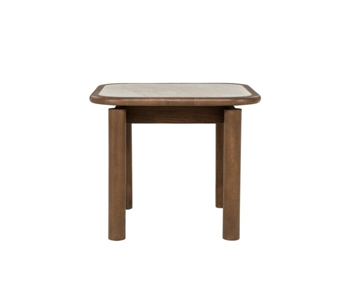 Bijzettafel Gabi 60x60cm - bruin | Eleonora
