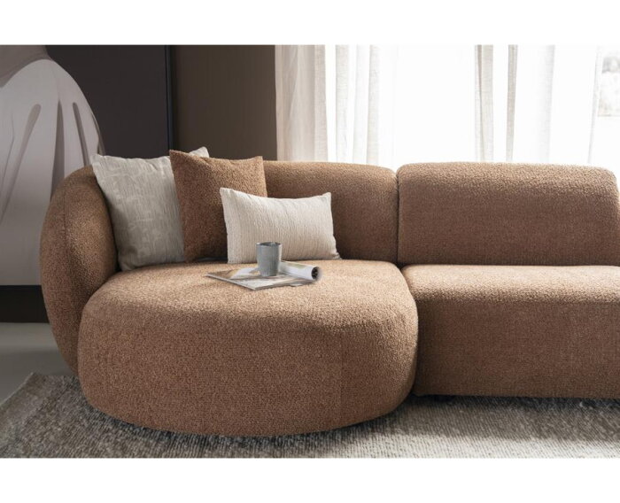 SEVN Marit modulaire hoekbank Yarra Nougat - 411x130 cm - Zelf samen te stellen