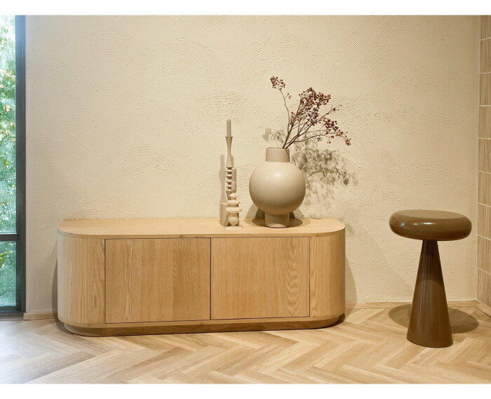 Tv meubel Novero eikenhout 140 cm - Naturel