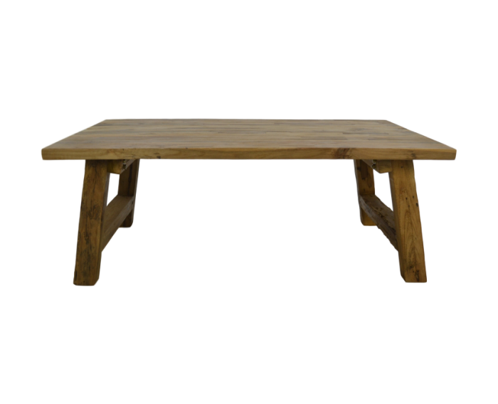 Salontafel Lawas - 120x70x45 - Naturel - Oud rustiek teakhout