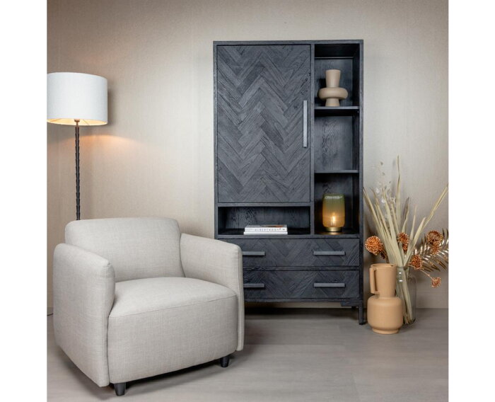 Bradfort Fauteuil - fabric Montego 170 White