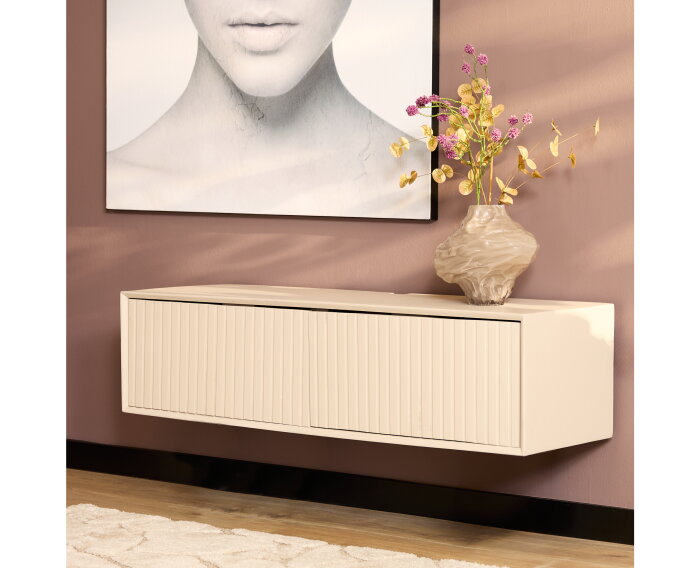 Zwevend tv meubel Madison Sand | 120 cm
