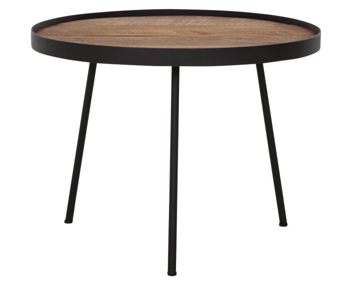 Coffee table Saturnus medium NATURAL,37x&Oslash;50 cm, recycled teakwood