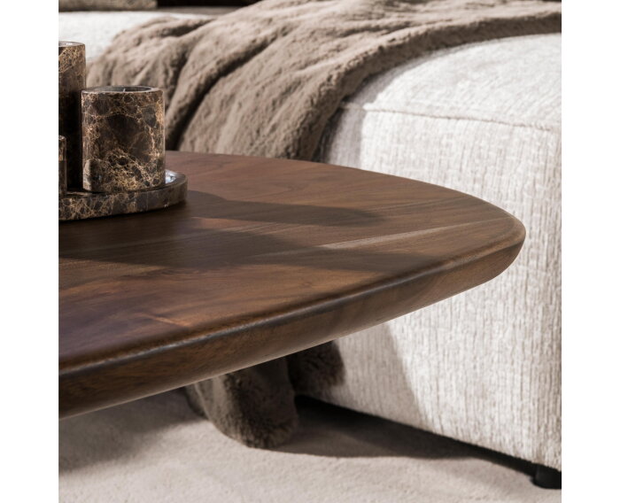 Salontafel Central 135 - Massief acacia bruin