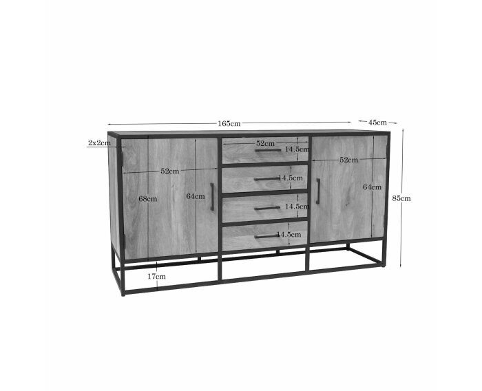 Dressoir Dakota | 165 cm