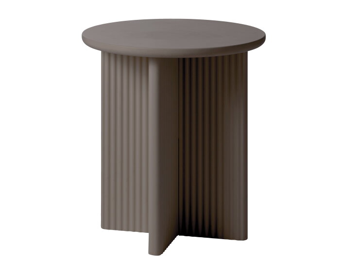PALMA SIDE TABLE Ø50 CM TAUPE